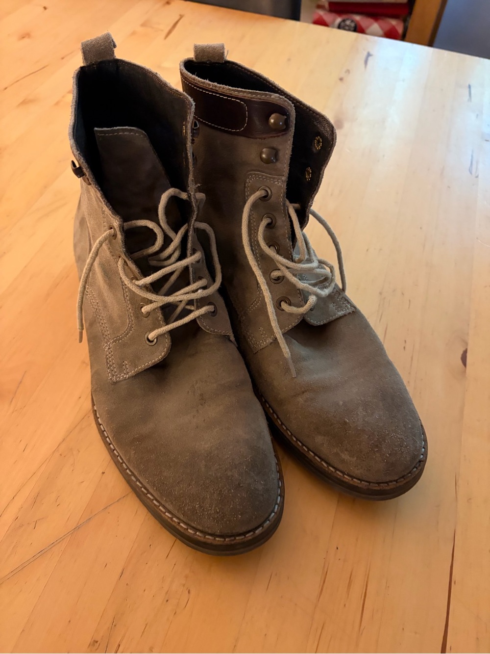 Rogue Men's Suede Chukka Boots in Taupe